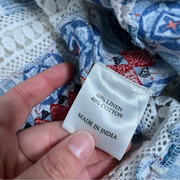 Anthropologie rinku linen blend skirt - Picture 5 of 6